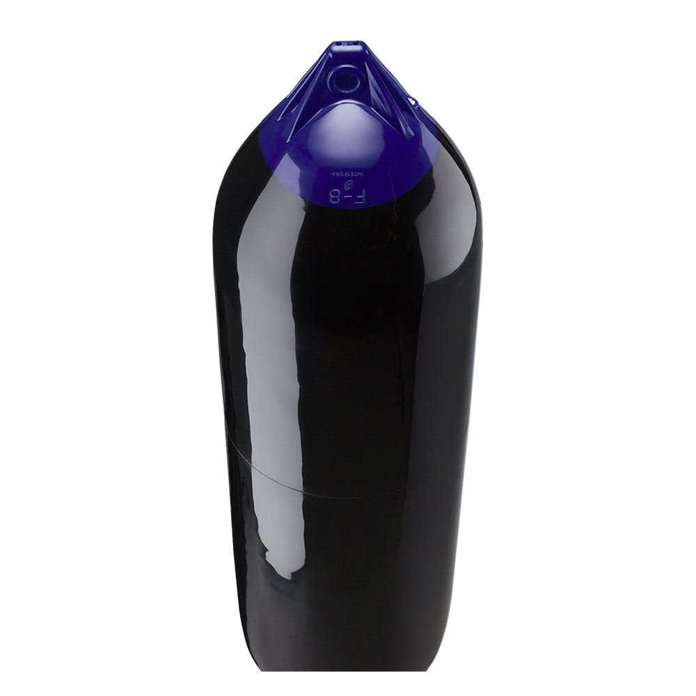 Polyform F-8 Twin Eye Fender 15" x 58" - Black - F-8-BLACK