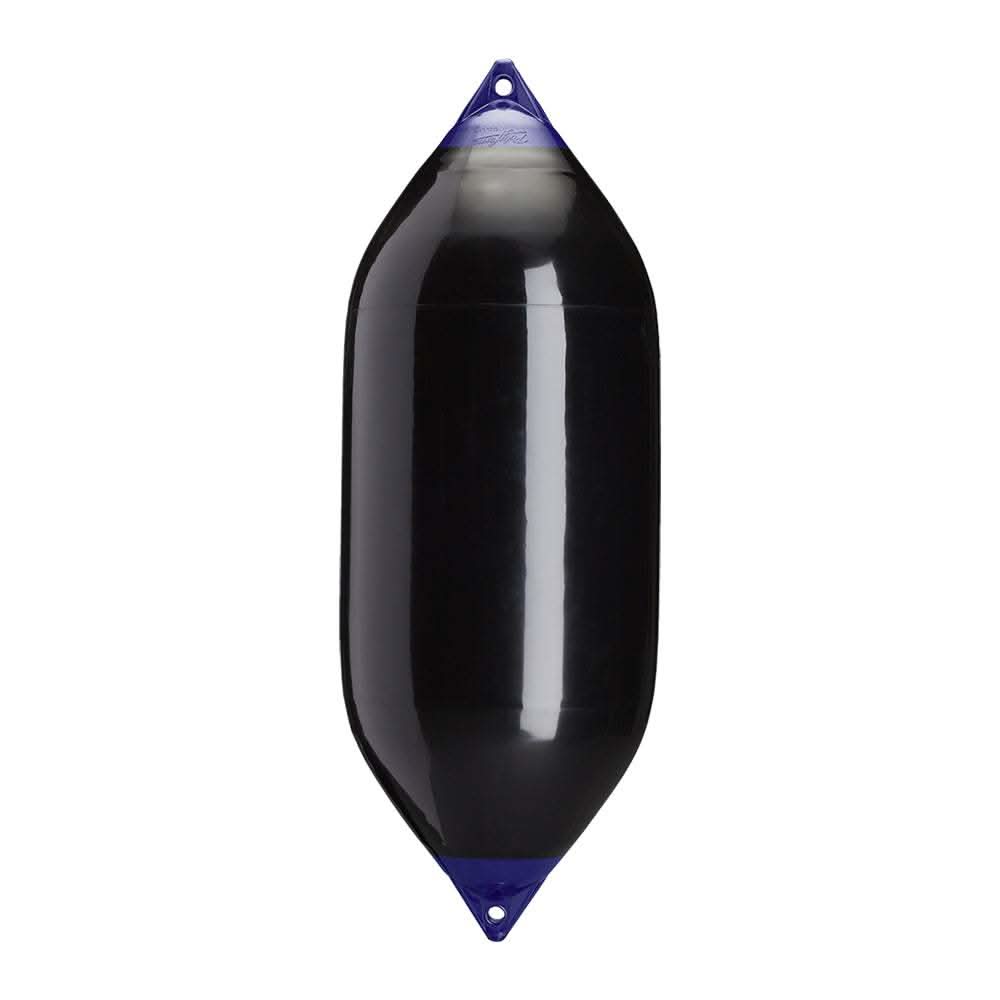 Polyform F-11 black twin eye boat fender 21.2x57.5 inches durable marine protection