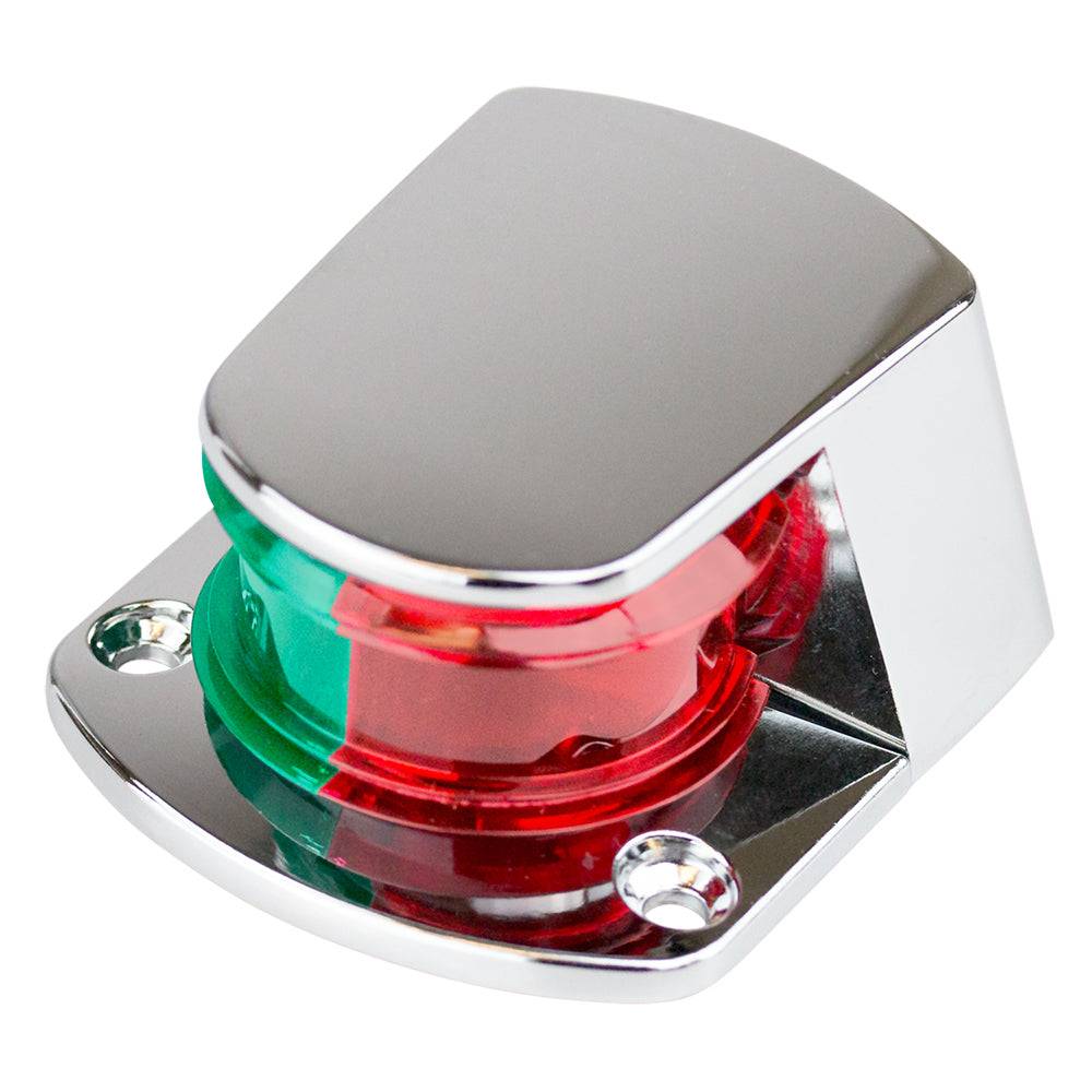 Sea-Dog Combination Bow Light with chrome zinc housing and reversible lens for fresh water use