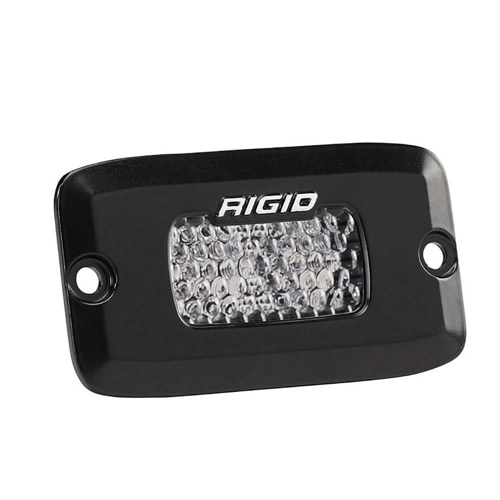 RIGID Industries SR-M Series Pro Diffused Flush Mount LED light black compact durable