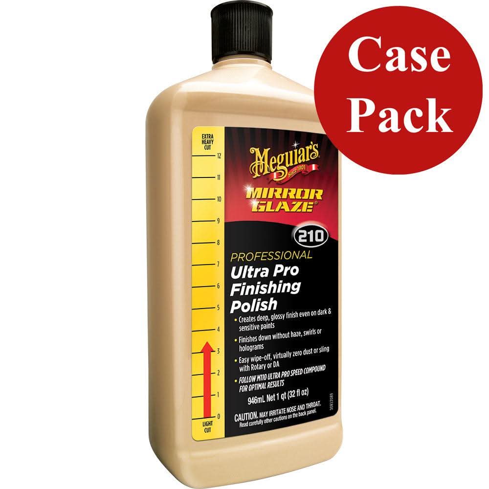 Meguiar's Ultra Pro Finishing Polish 32oz case of 6 bottles for swirl-free, high gloss finish