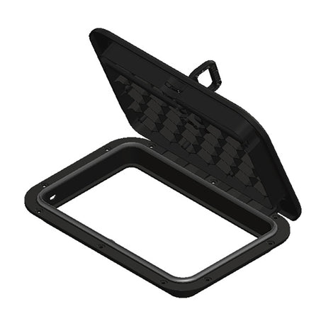 Sea-Dog Triple Lock Rectangular Marine Hatch - 10" x 14" - Black - 336525-3