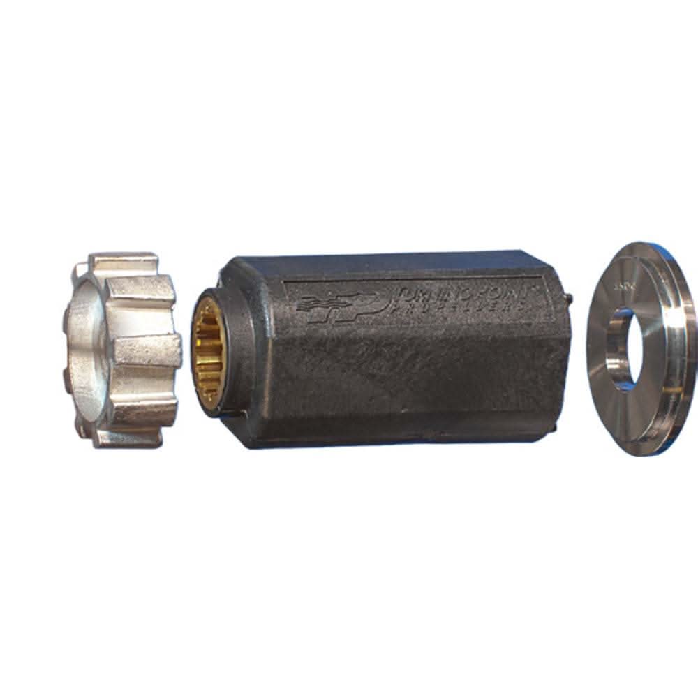 Turning Point Hub Kit #711 with corrosion resistant brass splines for Evinrude BRP G2 engines reducing gear shock and prop vibration