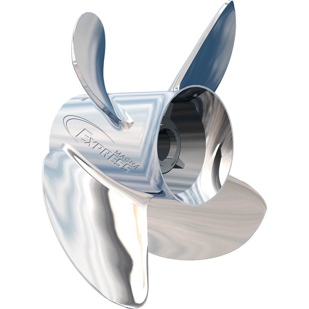 Turning Point Mach4 right hand stainless steel 4-blade propeller 15.3x13 inch