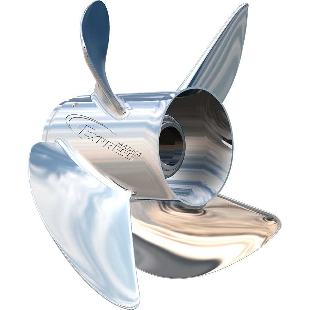 Turning Point Express Mach4 14x23 stainless steel 4-blade right hand propeller