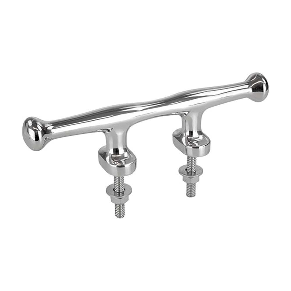 Sea-Dog Smart Cleat 6-inch stud mount marine cleat made of 316 stainless steel with corrosion resistance and hidden fasteners
