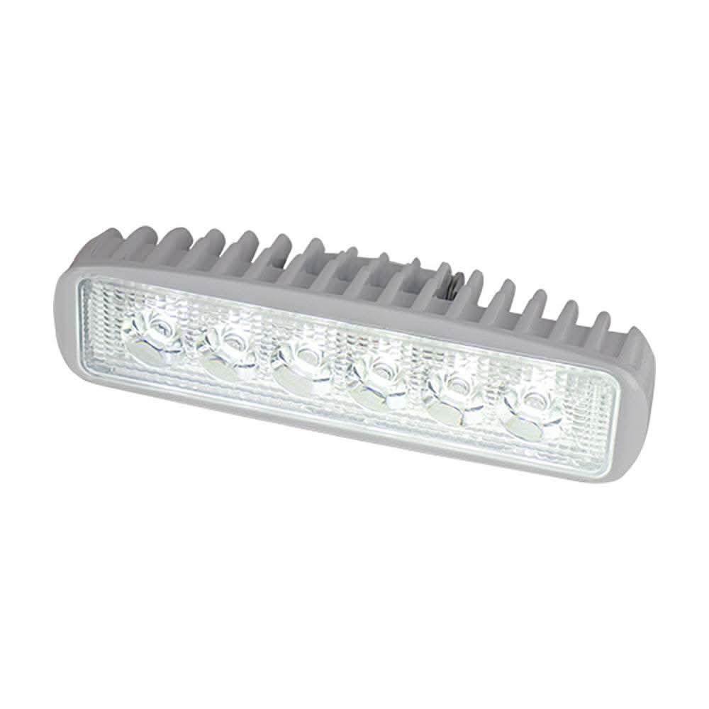 Sea-Dog LED Cockpit Spreader Light 1440 Lumens white marine-grade LED light with polycarbonate lens and stainless steel bracket