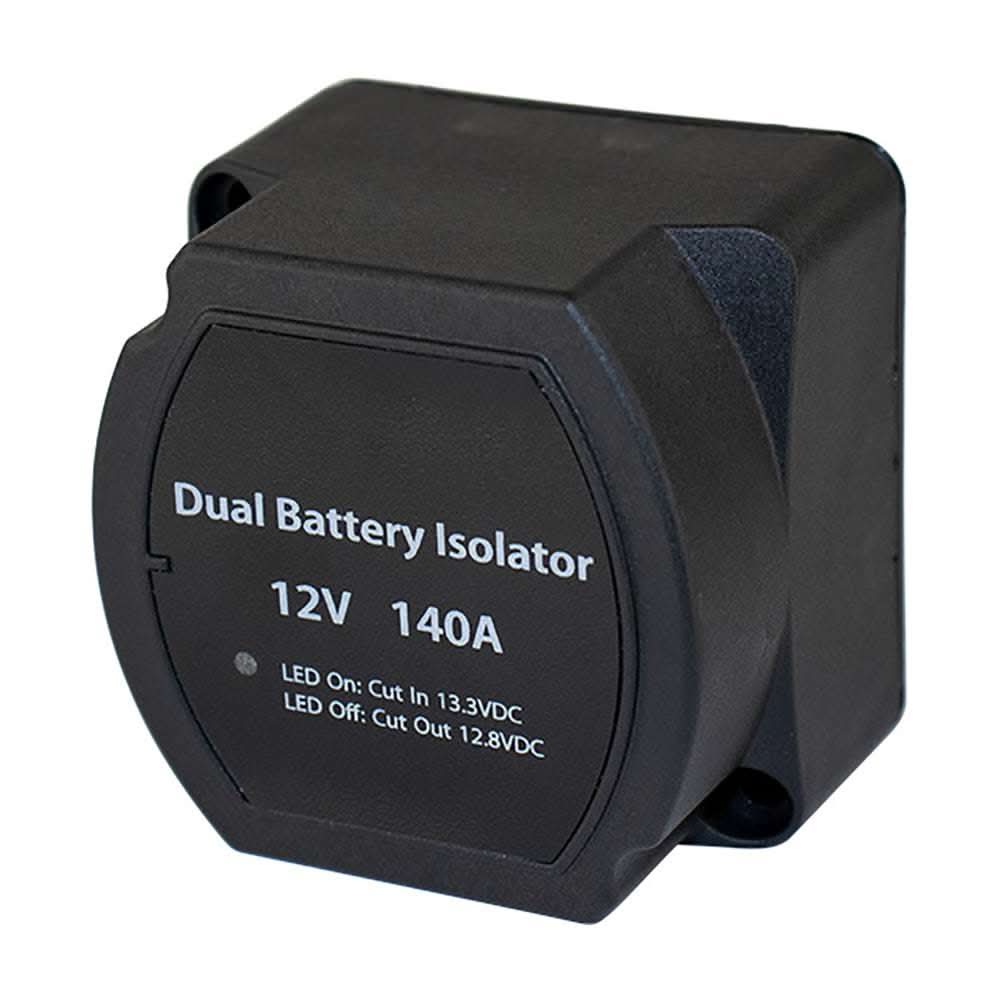 Sea-Dog Smart Dual Battery Isolator 12V 140A with LED indicator and weatherproof housing