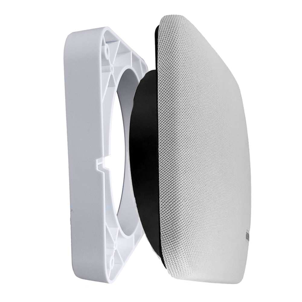 White SM Series Single Surface Corner Spacers pair for speaker mounting by FUSION