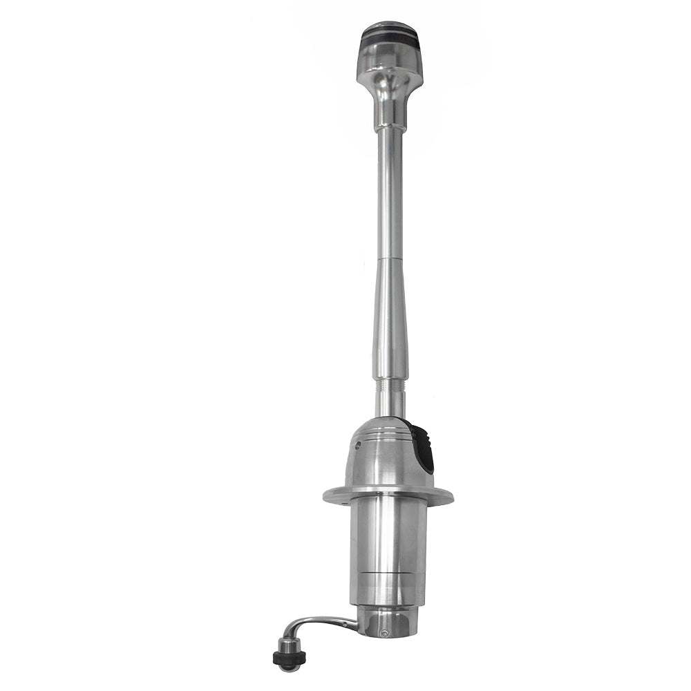 TACO Grand Slam 900 Anchor and Stern Light with crank handle and anodized aluminum body for boats up to 39 feet