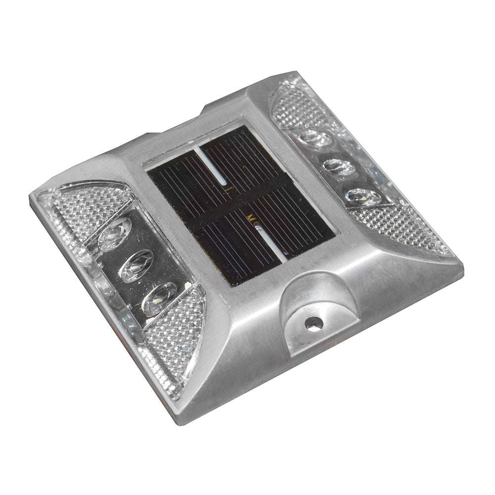 Taylor Made LED aluminum dock light with solar panel and waterproof design for marine use