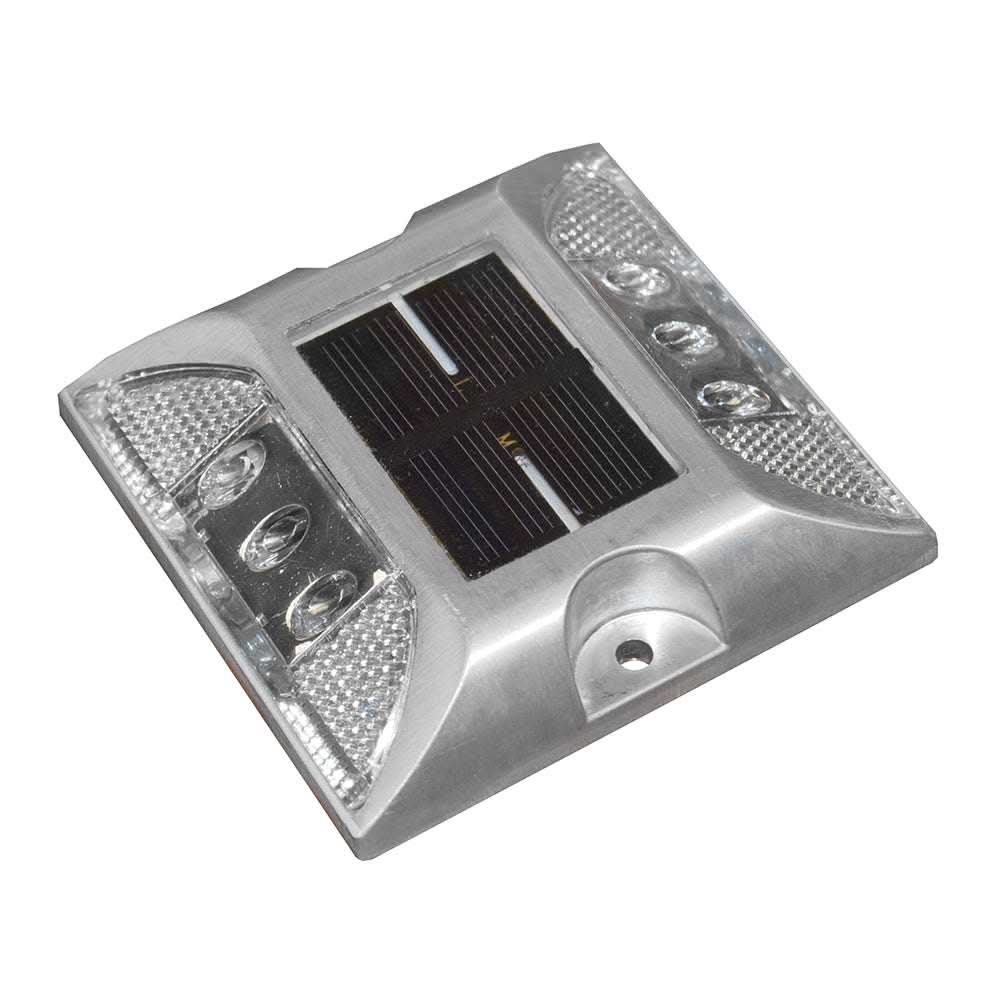 Taylor Made LED aluminum dock light with solar panel and waterproof design for marine use