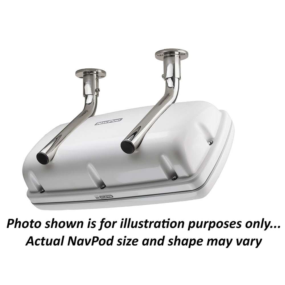 NavPod GP1500-32 SystemPod pre-cut for Simrad NSS7 evo3 and B&G Zeus3 7 with waterproof seal and stainless steel mounting arms