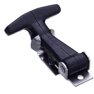 Southco Draw Latch one-piece flexible handle stainless steel with no restriction and front mount design