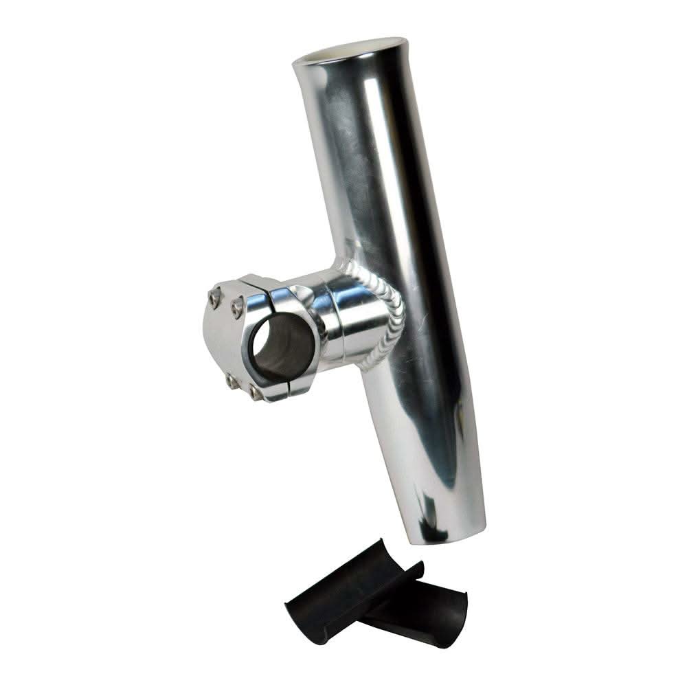 C.E. Smith adjustable mid mount aluminum rod holder with sleeve and hex key for 1.66" or 1.5" rod handles