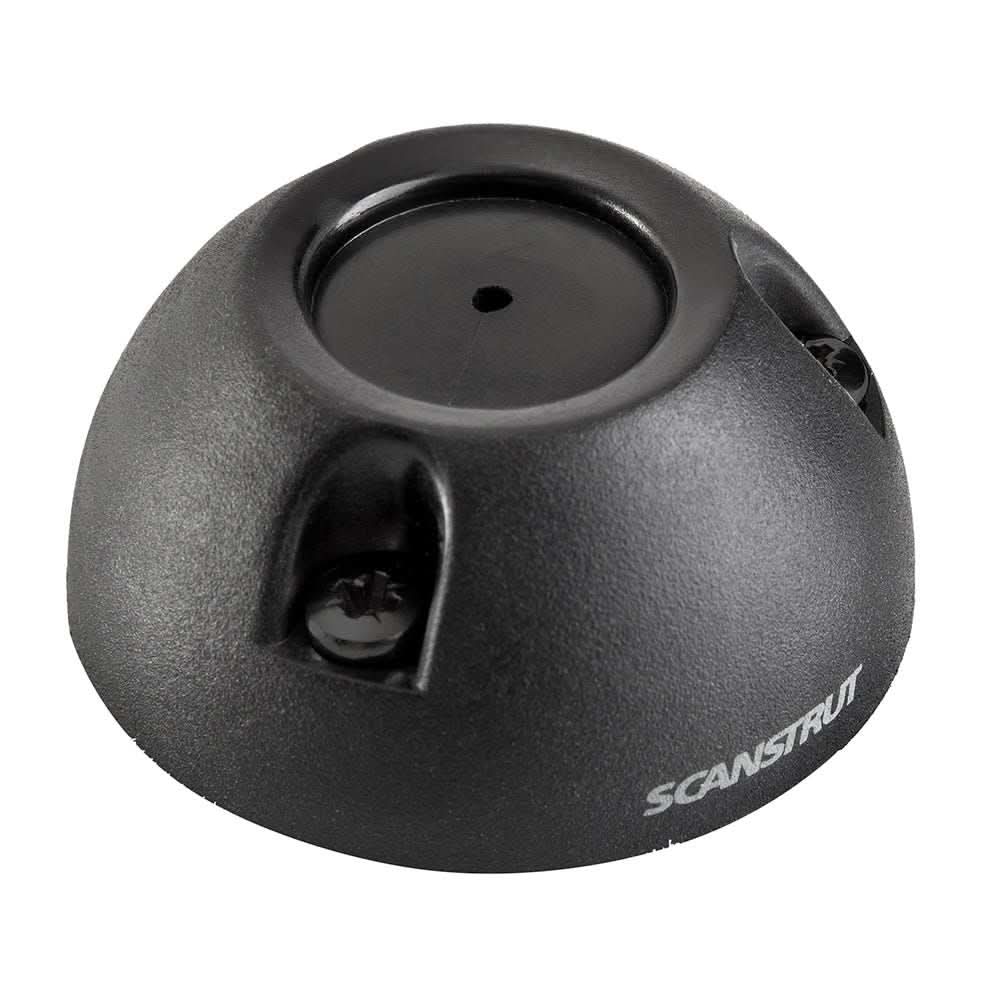 Scanstrut Black Mini Deck Seal Connector for waterproof cable routing up to 0.63" diameter cables