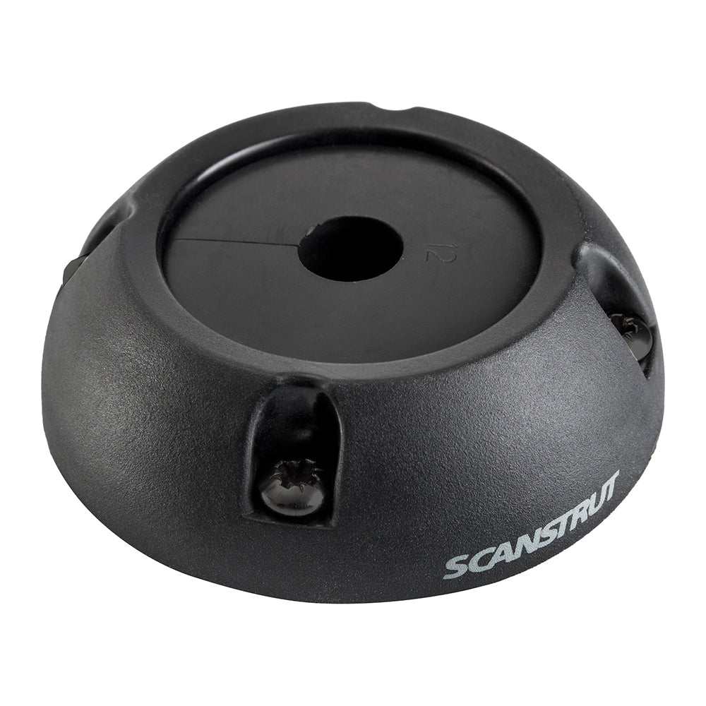 Scanstrut black large deck seal connector for 1.57 inch cables, waterproof cable routing accessory