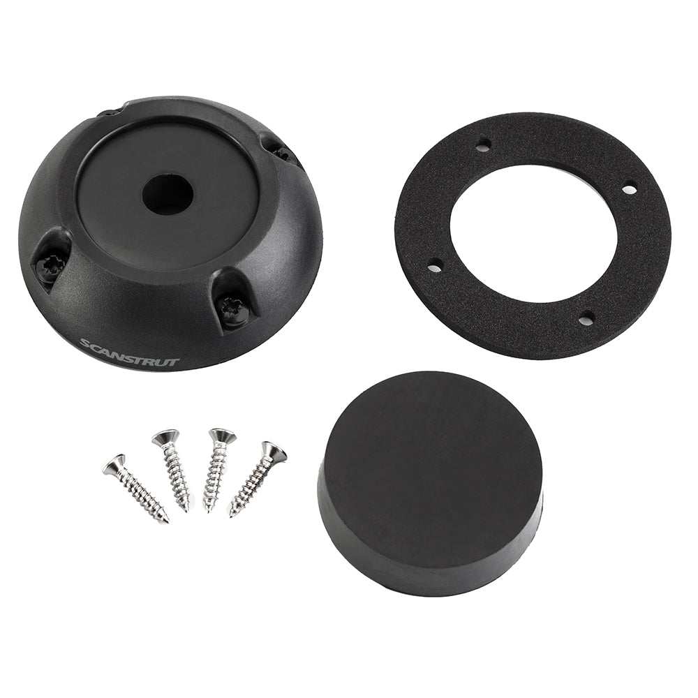Scanstrut black large deck seal connector for 1.57" cables with screws and gasket