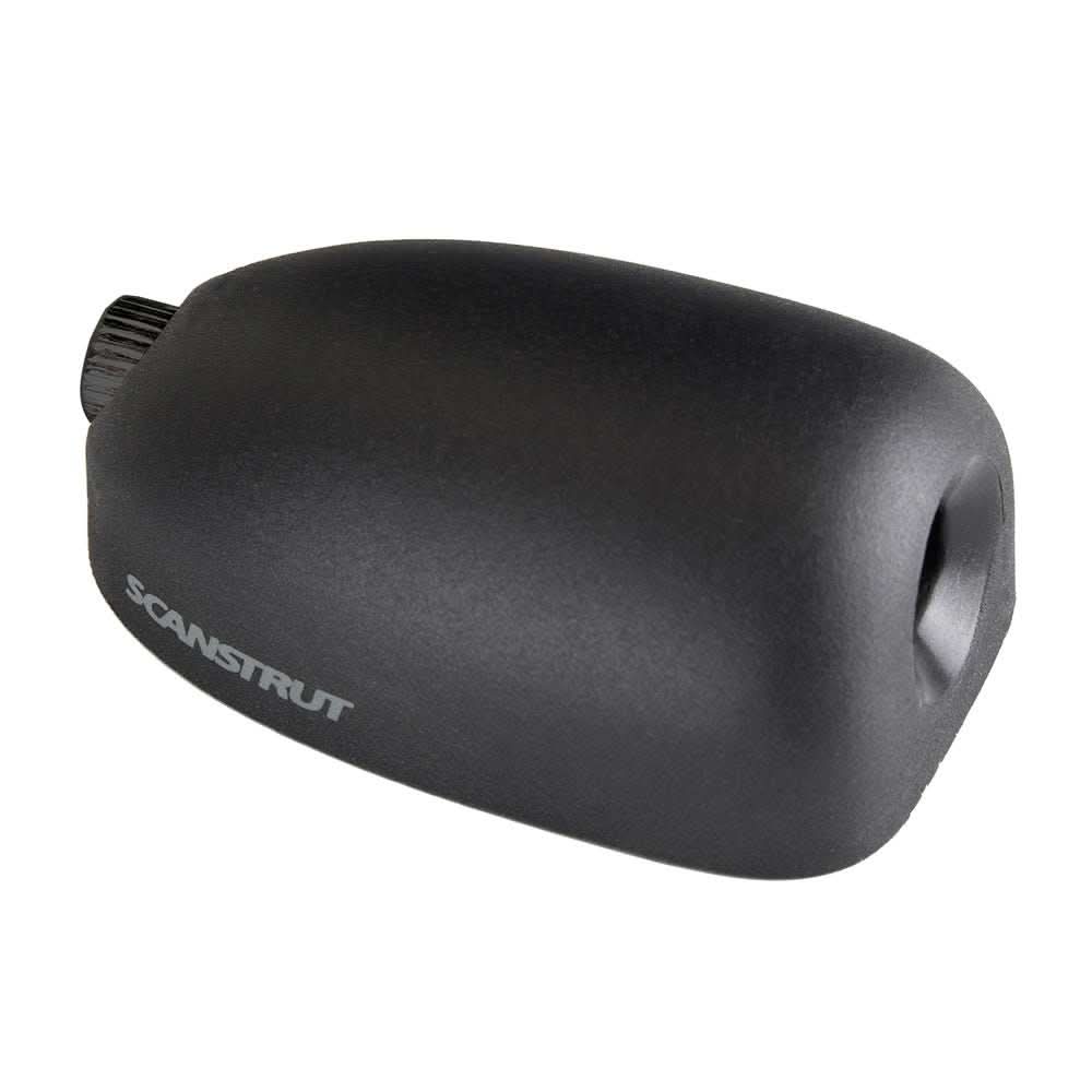 Scanstrut black horizontal deck seal connector for waterproof cable routing 0.08"-0.24"