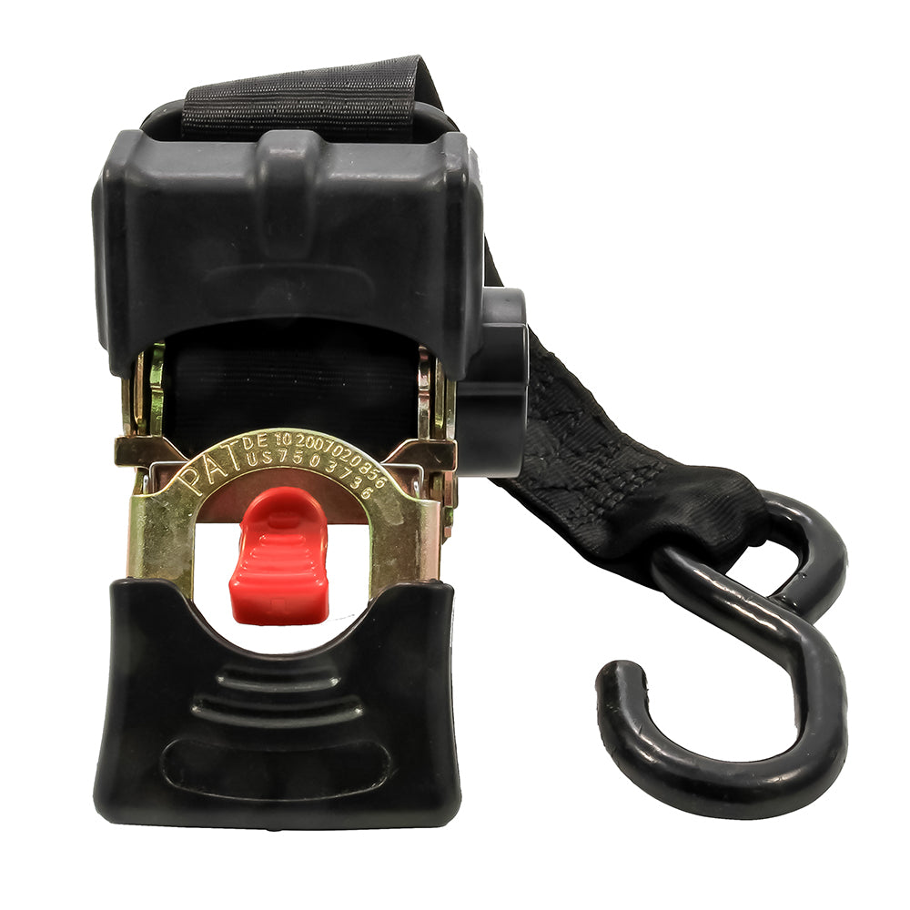 Camco Retractable Tie Down Straps - 2" Width 5.5' Bolt On - 50030