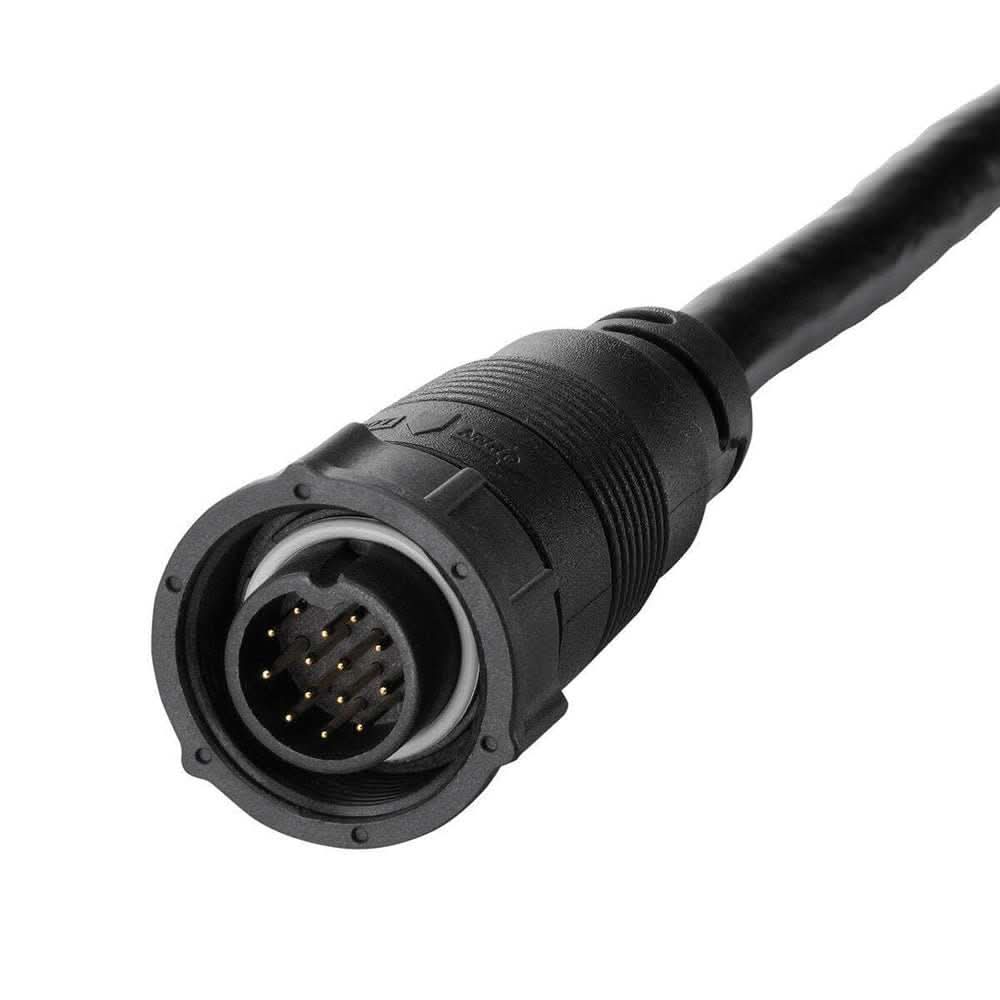 Humminbird XPTH 14 HW MSI T plastic thru hull transducer connector close-up