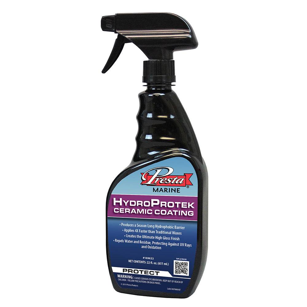 Presta Hydro Protek Ceramic Coating 22oz spray bottle for hydrophobic, high gloss, UV protection