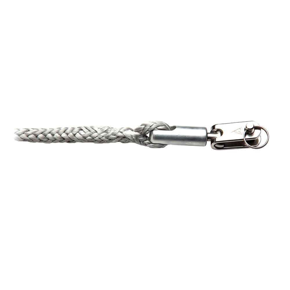 C. Sherman Johnson Toggle Jaw with Splice Eye stainless steel marine fitting on Dyneema line