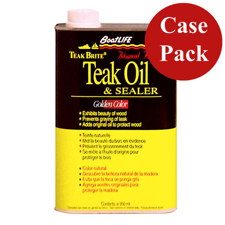BoatLIFE Teak Brite Advanced Formula Teak Oil - 32oz *Case of 12* - 1188CASE