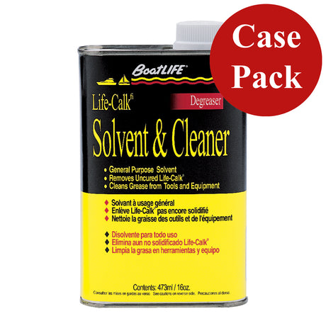 BoatLIFE Life-Calk Solvent & Cleaner - 16oz - Case of 12 - 1056CASE