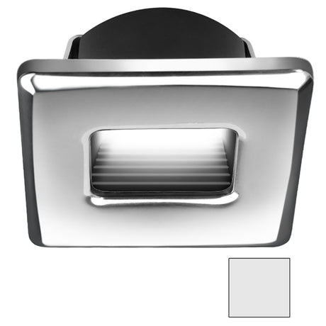 i2Systems Ember E1150Z Snap-In - Polished Chrome - Square - Cool White Light - E1150Z-12AAH