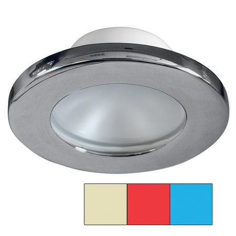 i2Systems Apeiron A3120 Screw Mount Light - Red, Warm White & Blue - Brushed Nickel - A3120Z-41HCE