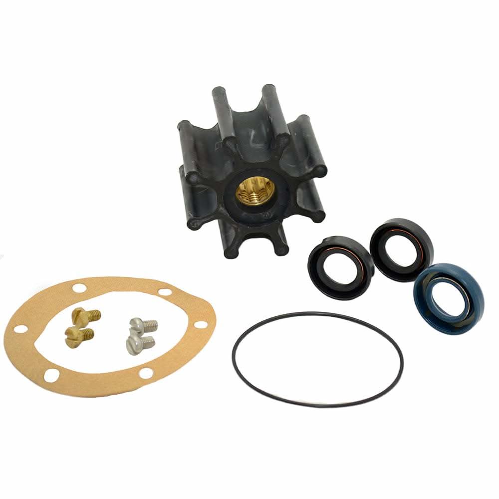 Johnson Pump Service Kit F7B-8/-5001/-9 with impeller, seals, gasket, screws, and O-ring components