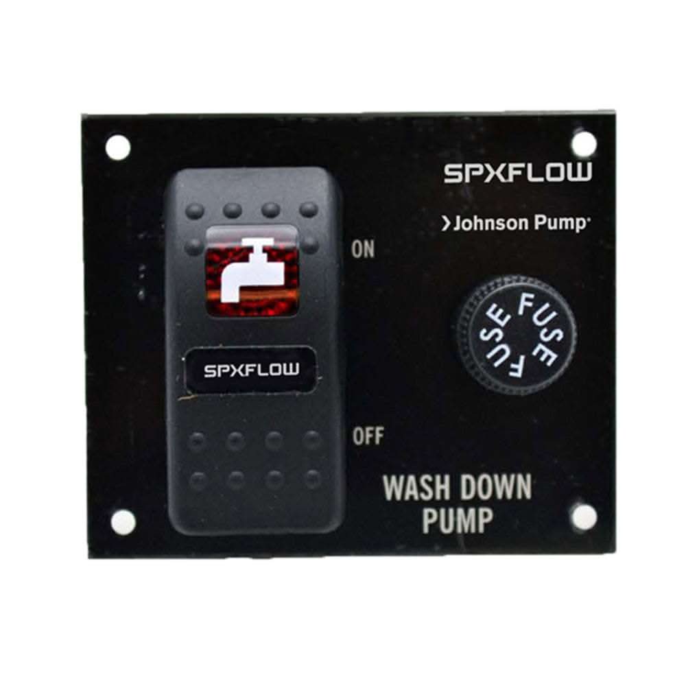 Johnson Pump Wash Down Control 12V 2-Way On Off switch panel for wash down pump