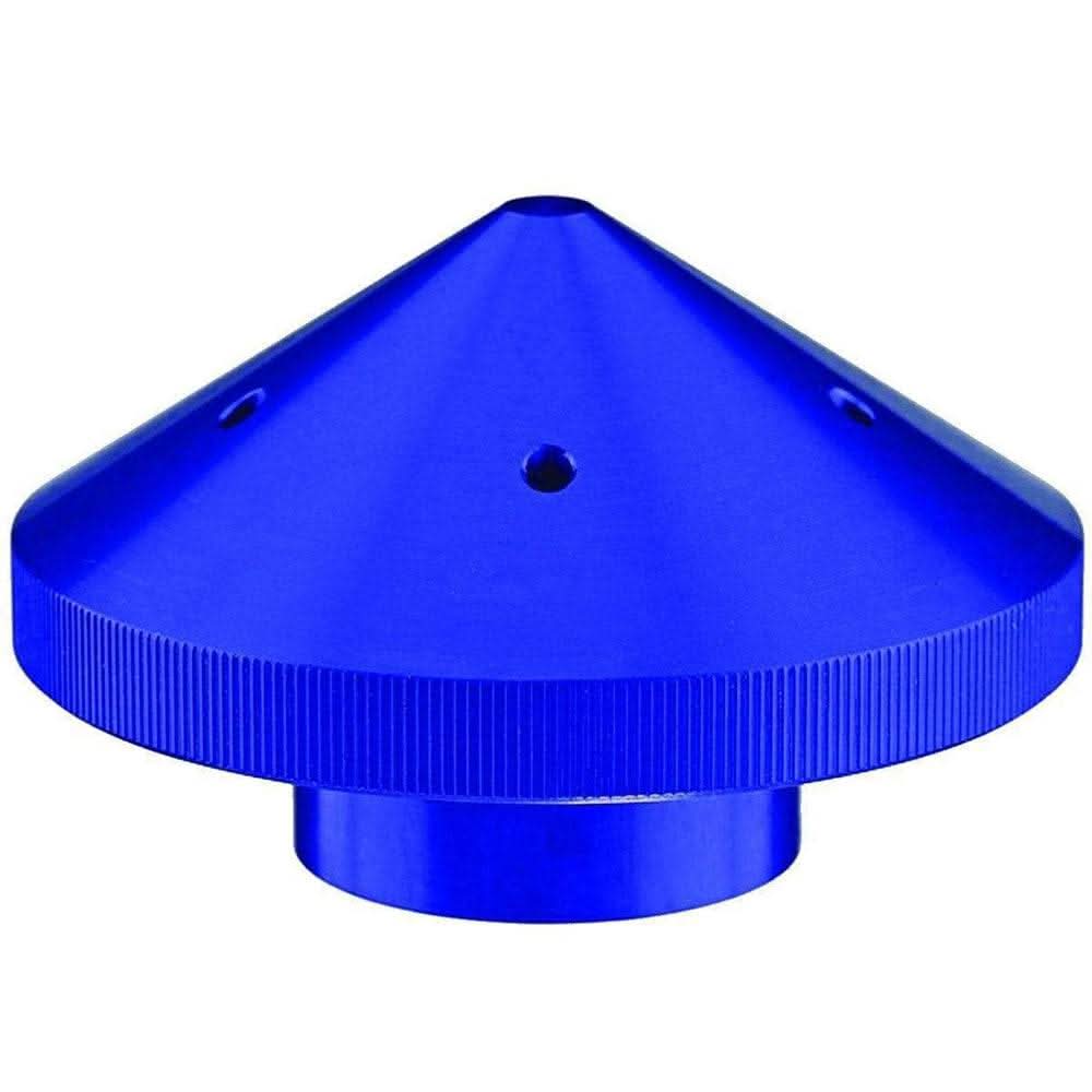 Blue G-Force ELIMINATOR trolling motor prop nut for Minn Kota, aluminum with cooling ports and noise reduction features