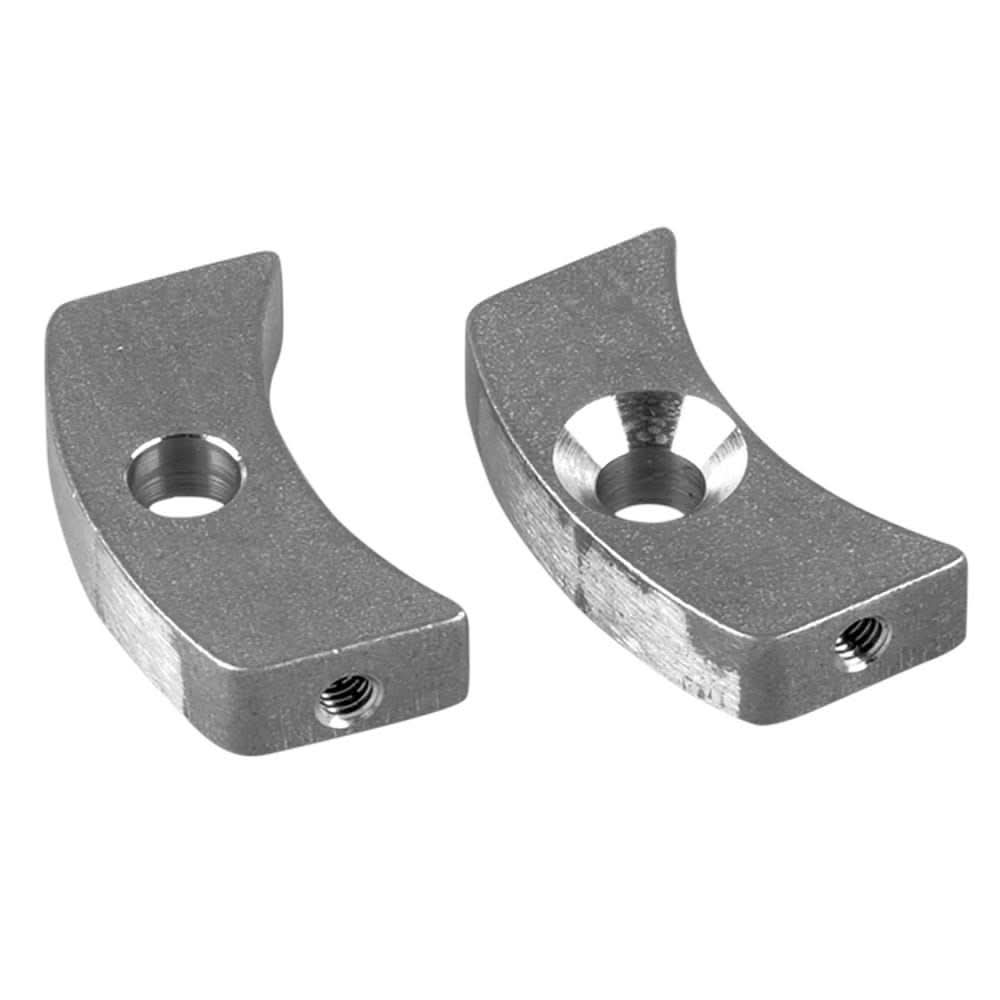 Tecnoseal Volvo Penta 120S stainless steel adapter plate for saildrive split rings with screws included.