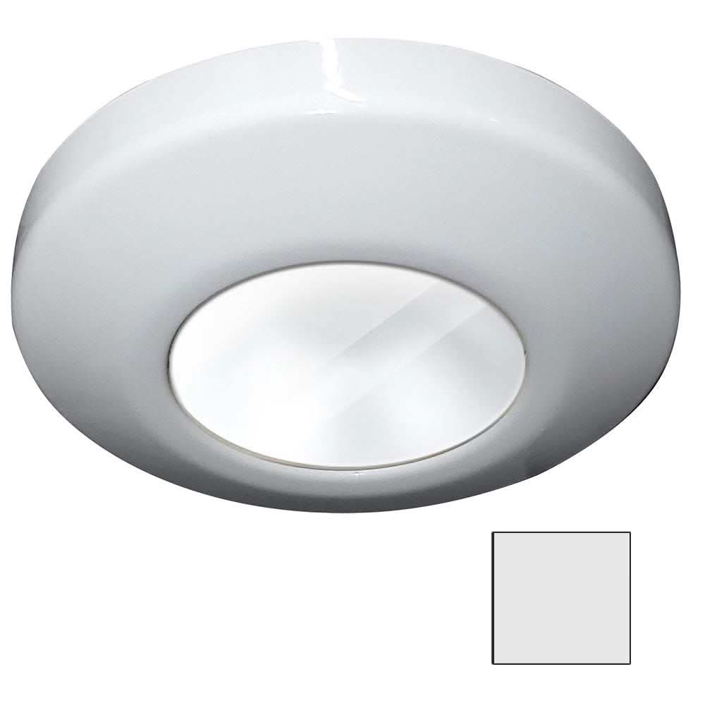i2Systems Profile P1101 2.5W cool white surface mount light with white finish and waterproof design