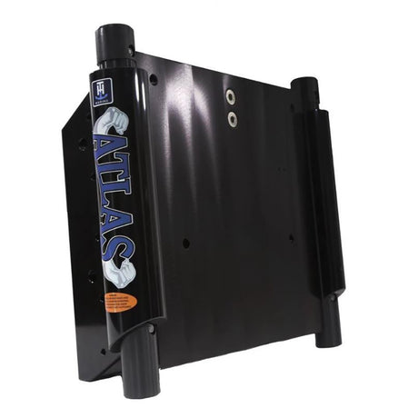 T-H Marine ATLAS 6" Set Back Hydraulic Jack Plate - Gloss Black Anodized - AHJ-6V-B-DP