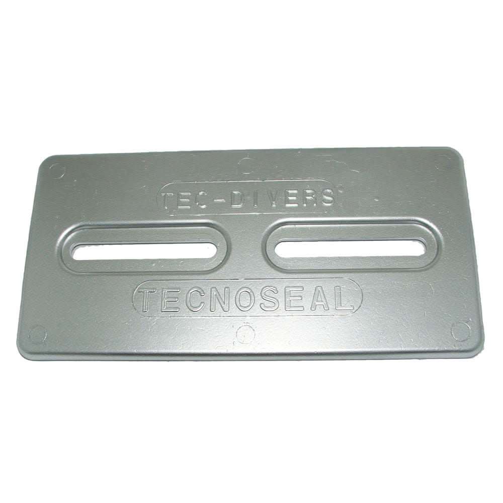 Tecnoseal aluminum plate anode 12x6x0.5 inch hull protection metal plate