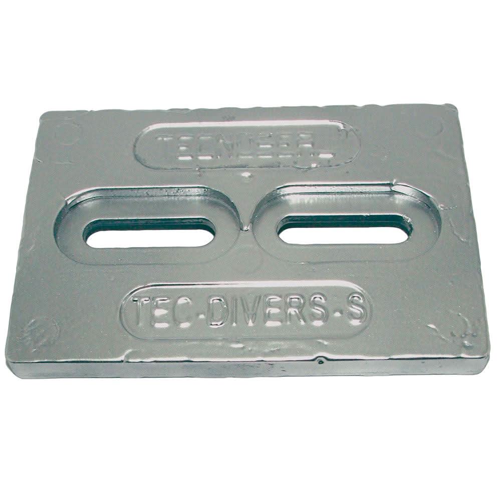 Tecnoseal Mini Aluminum Plate Anode 6x4 inch protective hull anode TEC-DIVERS-SAL