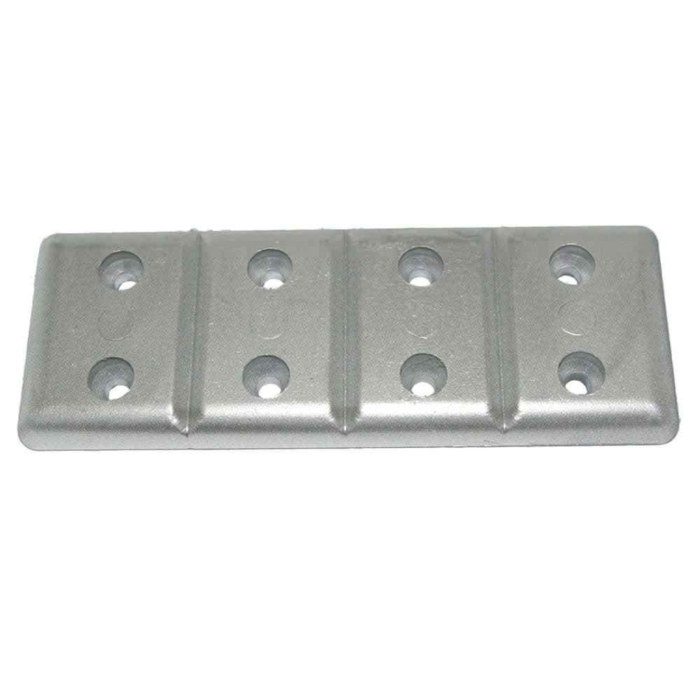 Tecnoseal Magnesium Plate Anode 7.5 x 2.75 inches with mounting holes for corrosion protection