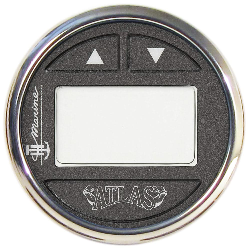 T-H Marine ATLAS Hydraulic Gauge Kit for 6", 10", 12" & 14" ATLAS Jack Plates - Stainless Steel Bezel - FAGK-2SS-DP