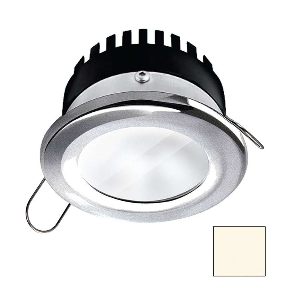 i2Systems Apeiron PRO A506 6W round spring mount LED light in brushed nickel with neutral white color