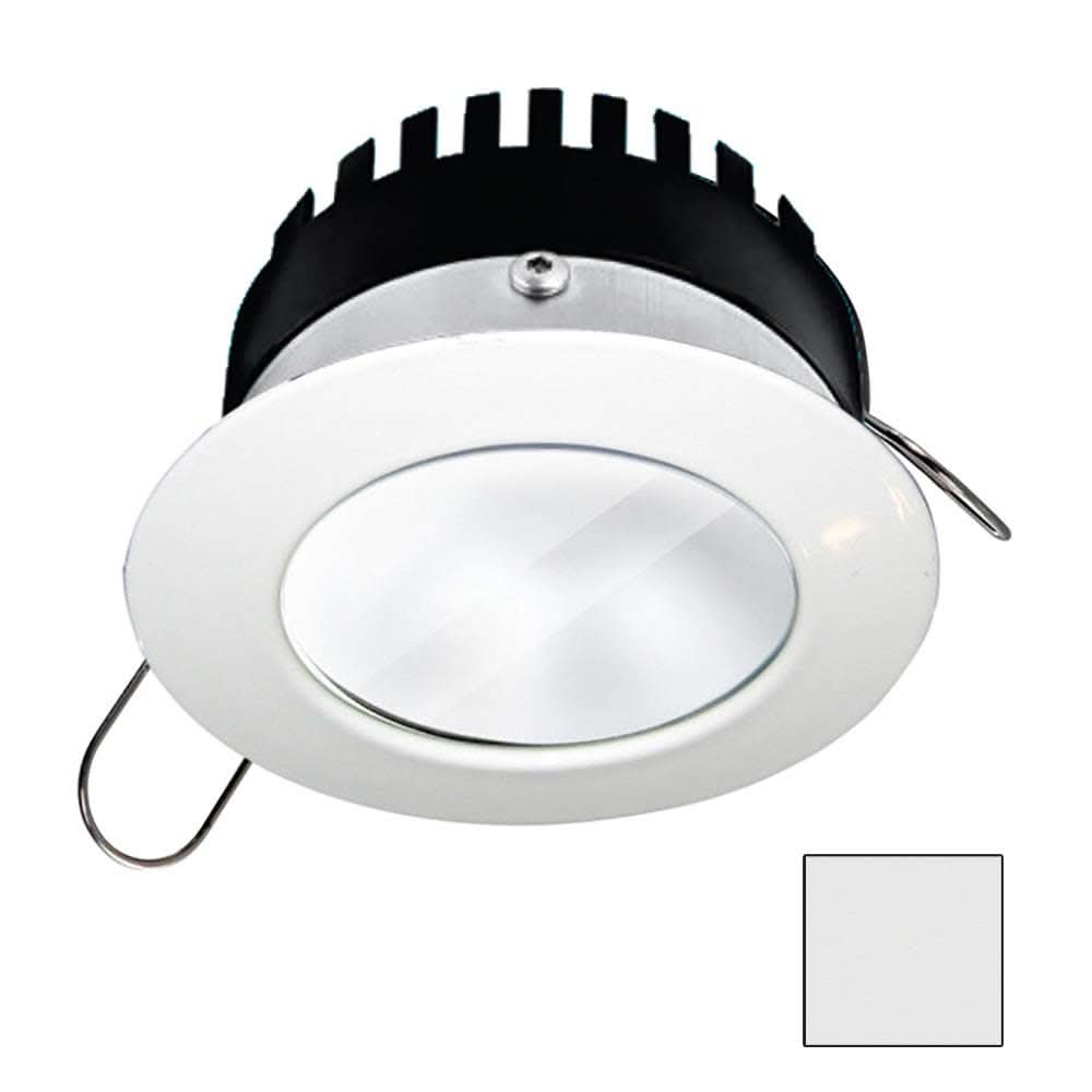 i2Systems Apeiron PRO A506 6W round spring mount LED light in cool white with white finish
