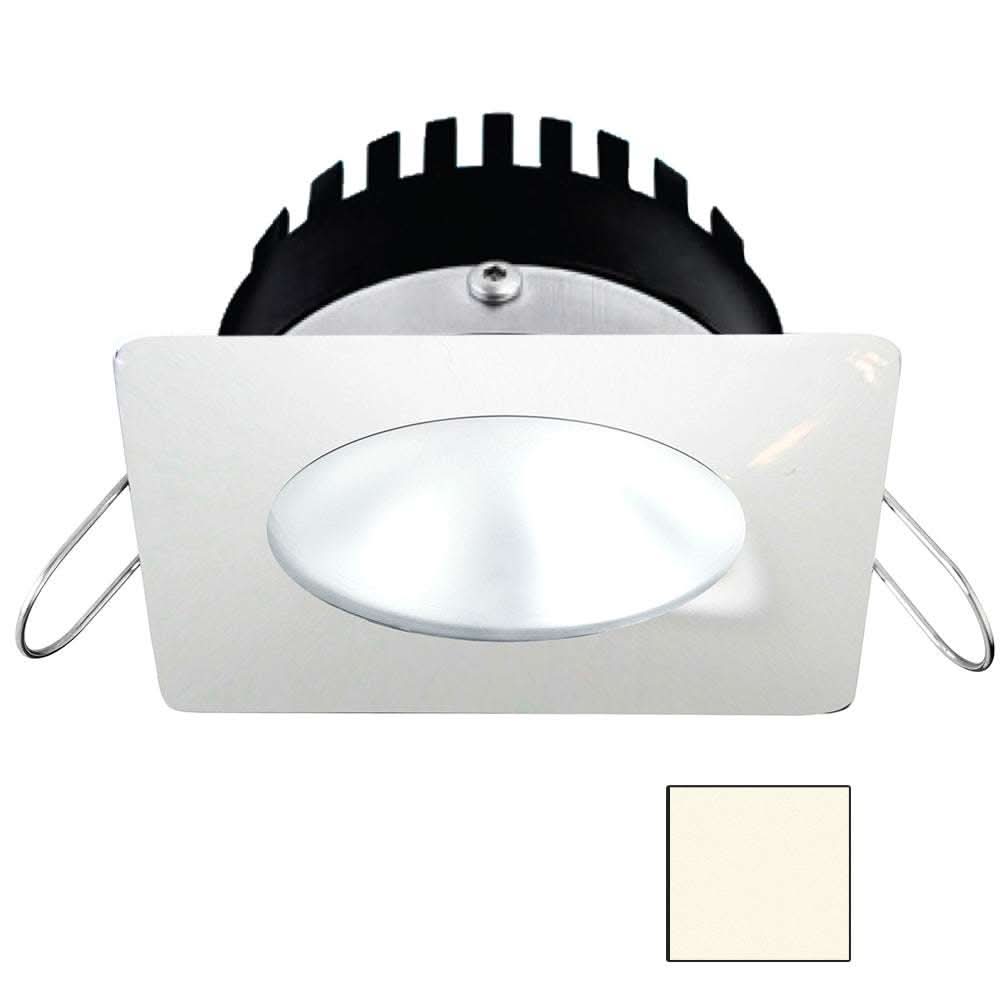 i2Systems Apeiron PRO A506 6W spring mount marine LED light with neutral white color and white square trim