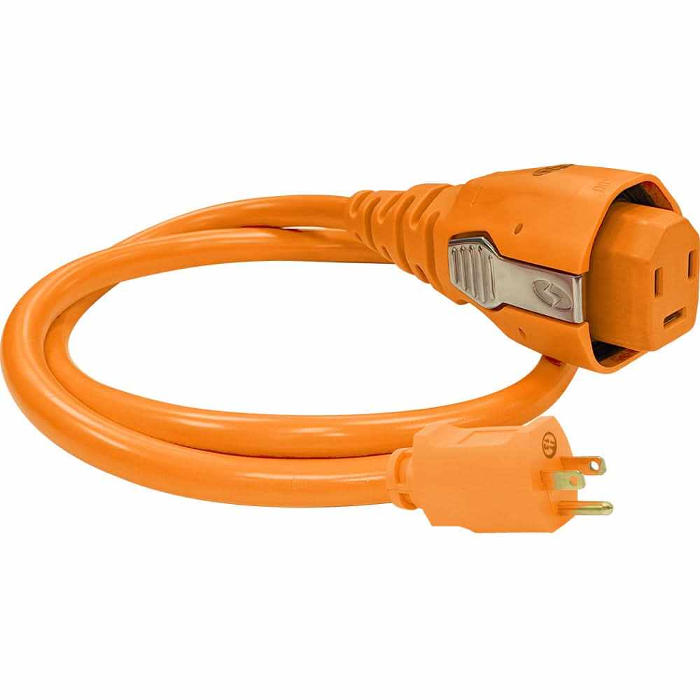 SmartPlug 15 Amp Marine 4-foot Dual Configured Cordset 115V Orange