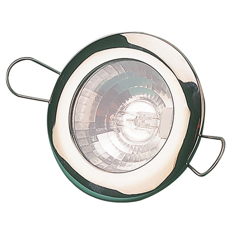 Sea-Dog LED Overhead Light 2-7/16" - Brushed Finish - 60 Lumens - Clear Lens - Stamped 304 Stainless Steel - 404330-3
