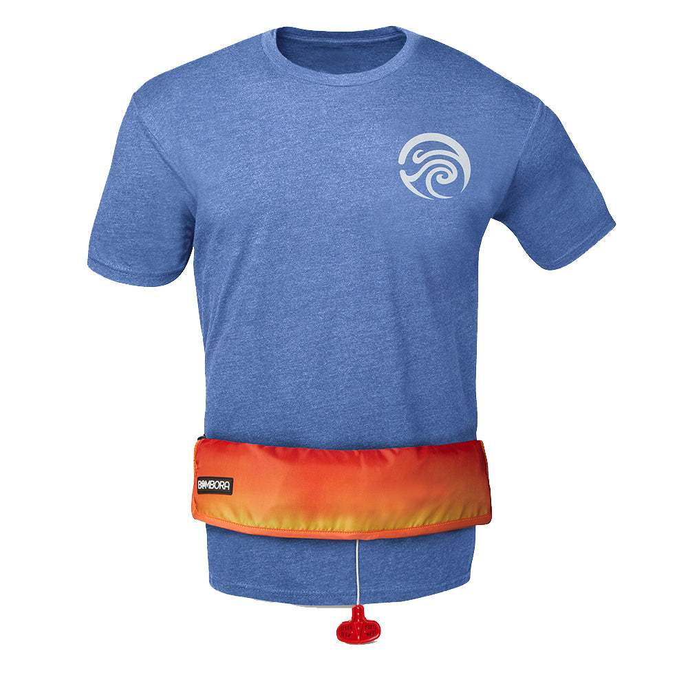 Bombora 16oz Inflatable Belt Pack Sunset CO2 inflation personal flotation device