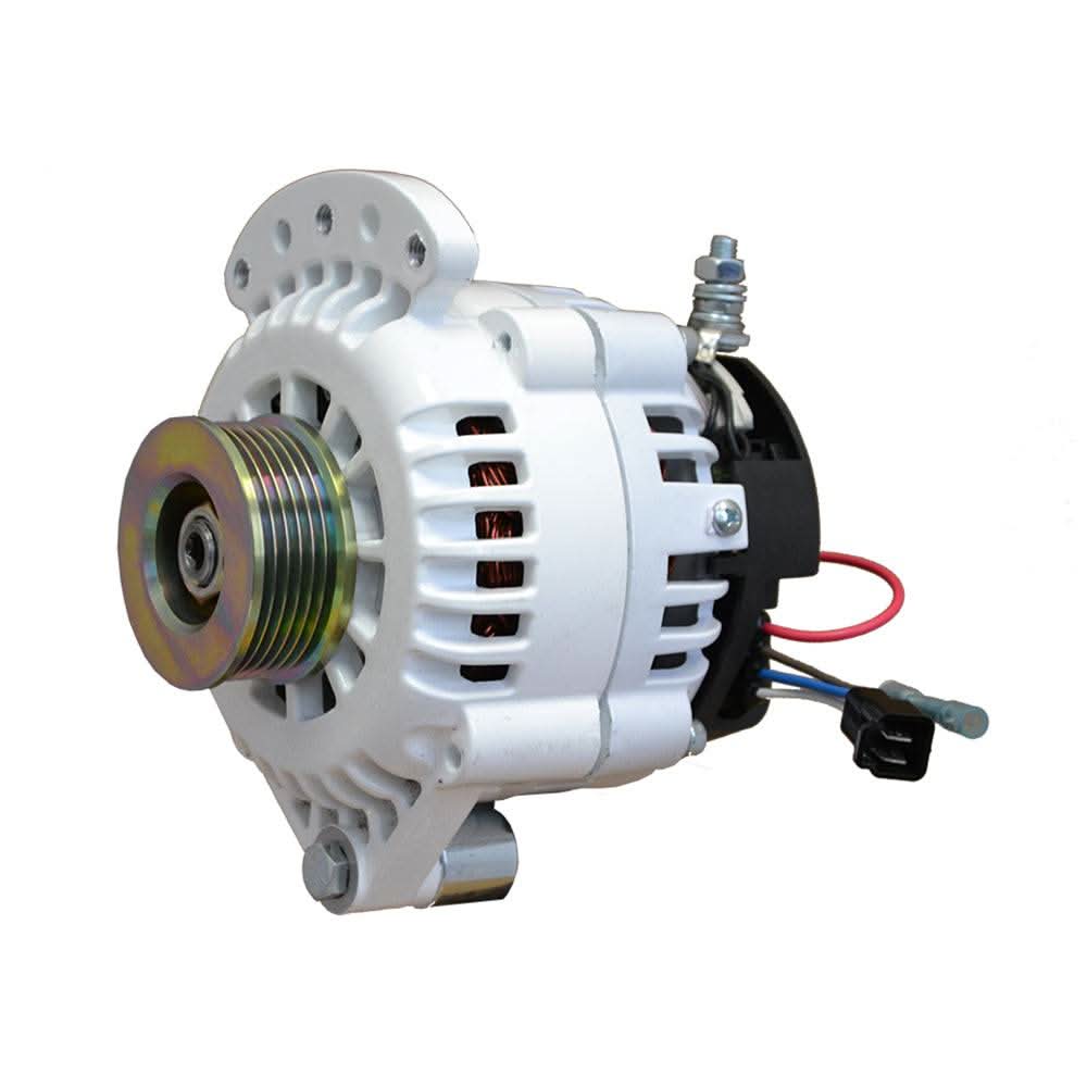 Balmar Alternator 120 Amp 12V with 1-2" Single Foot Single K6 Pulley and Isolated Grounding