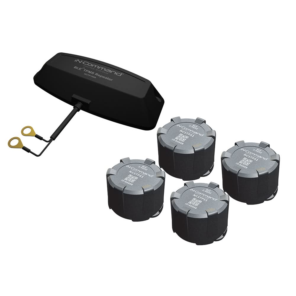 iN-Command Tire Pressure Monitoring System - 4 Sensor & Repeater Package - NCTP100