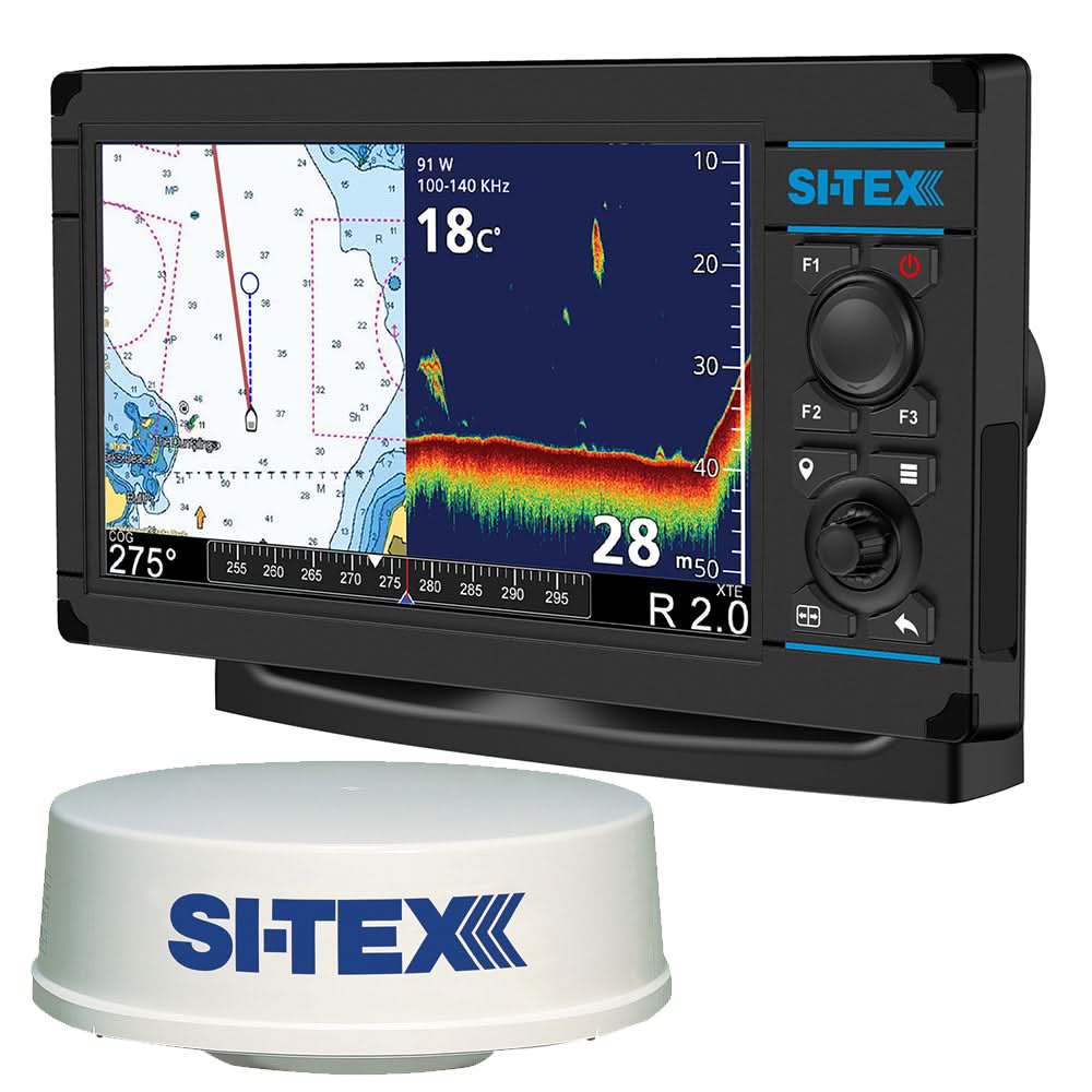 SI-TEX NavPro 900F with MDS-12 WiFi 24" Hi-Res Digital RAdome Radar with 10M Cable - NAVPRO900FR
